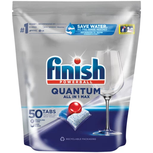 Finish Auto Dishwashing Tablets 50's