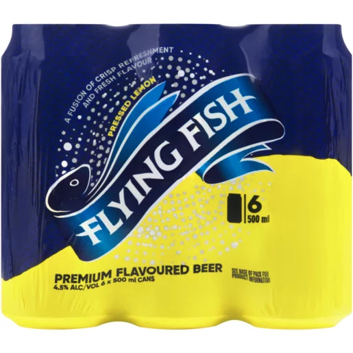 Flying Fish Pressed Lemon 500ml 6 Pack