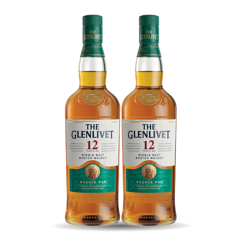 2x The Glenlivet  12 Years 750ml