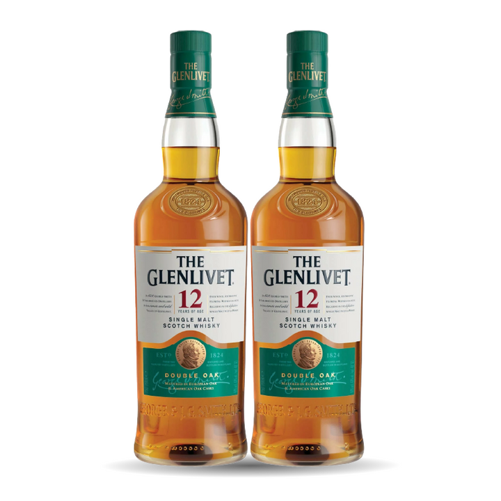 2x The Glenlivet  12 Years 750ml