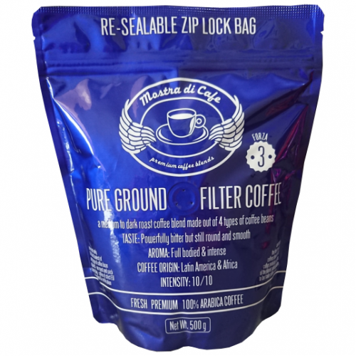 2x Mostra di cafe Coffee Beans FORZA 3 500g