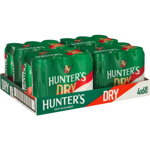 24x Hunter's Dry 440ml Can