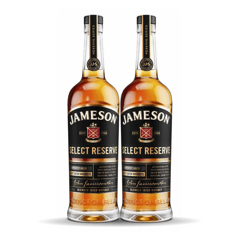 2x Jameson Select Reserve 750ml