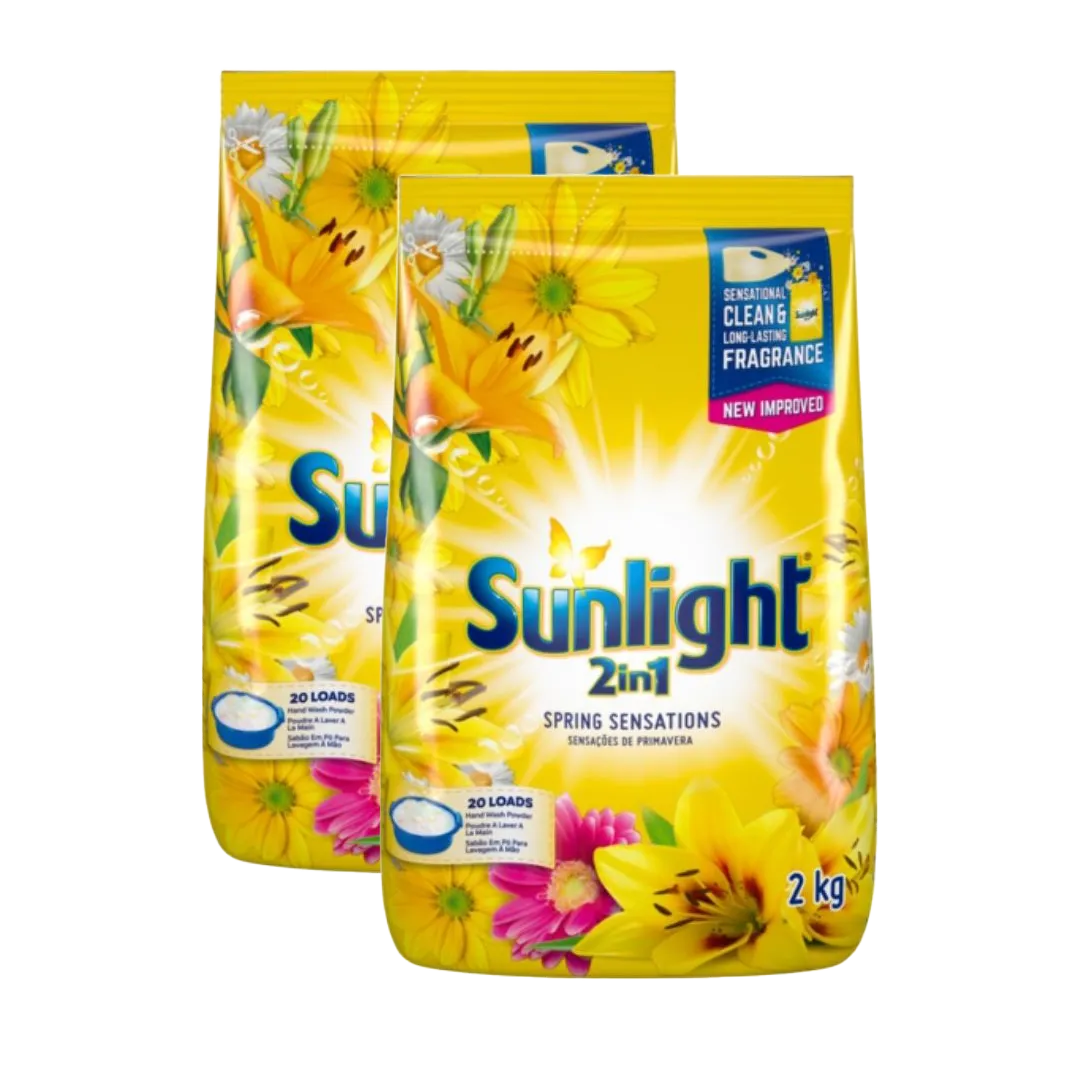 2X Sunlight Hand Washing Powder 2kg