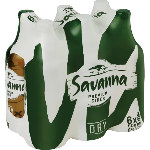 4X Savanna Dry 500ml NRB 6 Pack