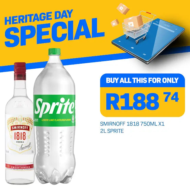 SMINORF 1818 750ML + 2L SPRITE