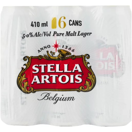 Stella Artois can 410ml