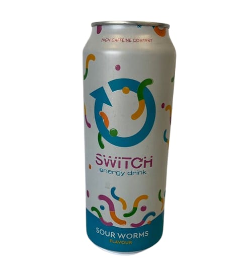 Switch Energy Drink Sour Worms 500ml