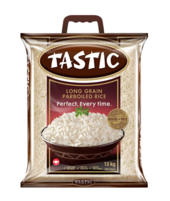 Tastic 10kg Rice Boiled Rice (Parboiled)  (10 kg)
