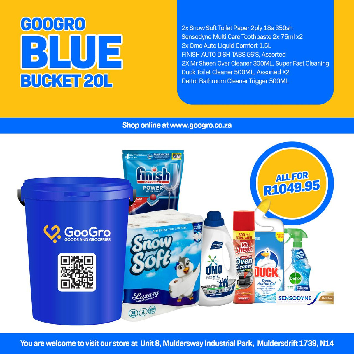 Googro cleaning combo bucket 05