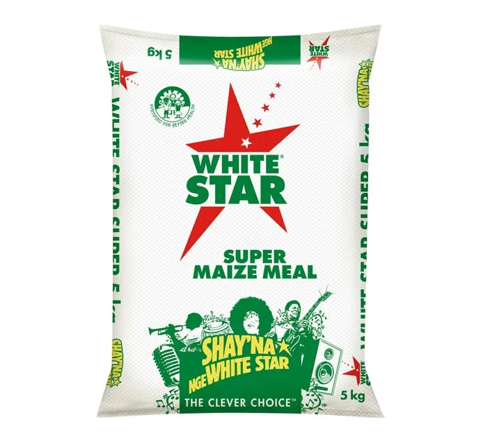 White Star Maize Meal 5Kg Poly