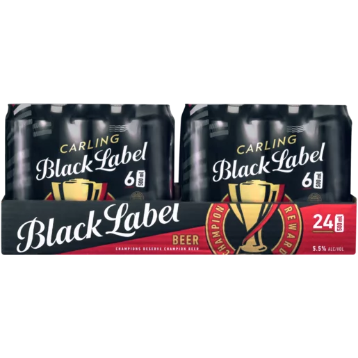 24x Carling Black Label 500ml Pack