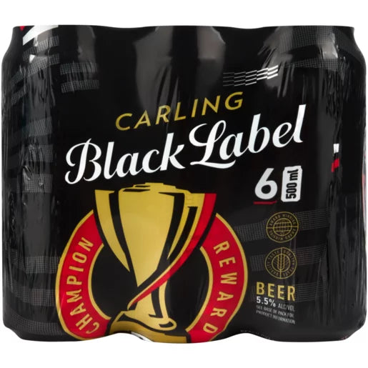 Carling Black Label 500ml 6 Pack