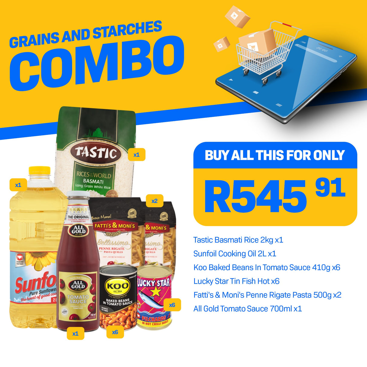 Grains and Starches Combo 1