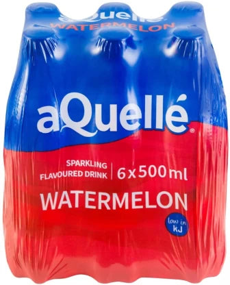 Quelle Sparkling Watermelon Flavoured Water  (6 x 500 ml)