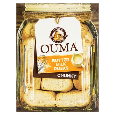 OUMA BUN RUSKS 1KG, BUTTERMILK