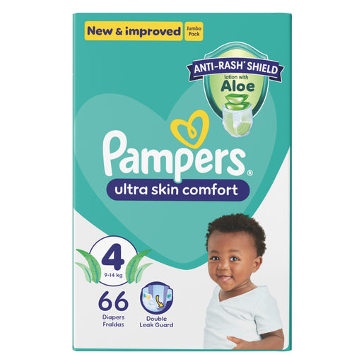 Pampers Active Jumbo Pack No.4 Maxi  66'S