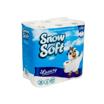 Snowsoft Toilet Paper 2Ply 18S 350Sh